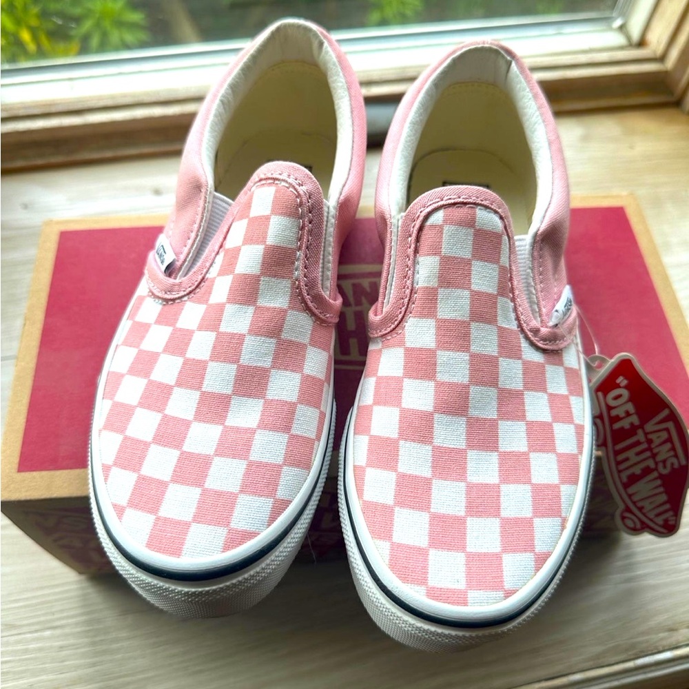 Kids Classic Slip-On Checkerboard Shoe